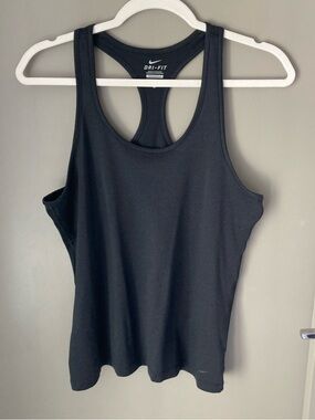 Nike Black Dri-FIT Racerback Training Tank